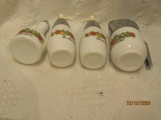 Gemco Spice of Life Ketchup,  Cream,  Vinegar,  and Mustard Containers 3