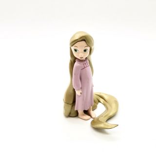 Disney Tangled Rapunzel PVC Figures Child Rapunzel & 3 Pascal Figures 2