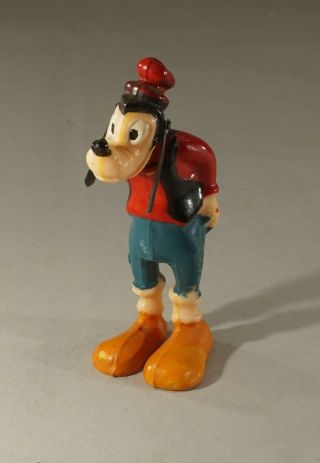 Vintage Walt Disney Pluto 3 " Tall Plastic Toy With Bobbing Head
