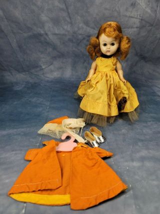 Vintage Vogue Ginny Doll 1950s Walker Doll 8 " Red Hair