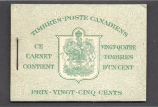 Canada - Unitrade Bk32 / Type Ii / French / Booklet - Lot 1020103