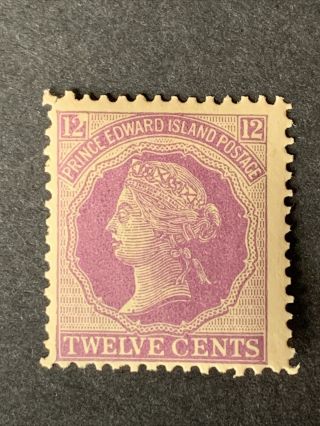 L8/43 Canada Prince Edward Island Stamp 1872 Sg 42 12c Mnhog Coll