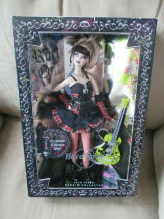 Hard Rock Cafe Barbie - Goth - Nrfb - Deboxer 