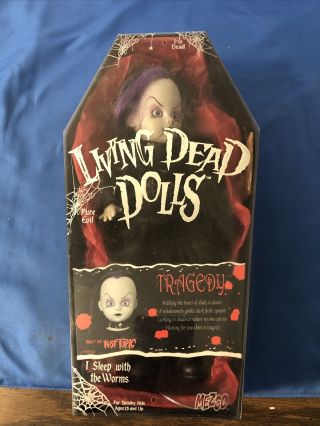 Living Dead Dolls Tragedy Hot Topic Exclusive Retired W/ Coffin Box Mezco Nrfb