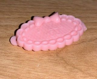 Vintage My Little Pony G1 Mlp Perfume Puff Palace Pink I Luv You Barrette