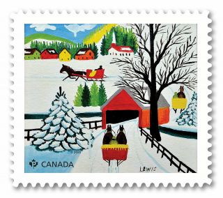 Stamps Of Canada 2020 - Art.  Maud Lewis.  Domestic Rate Stamps - Booklet Of 12