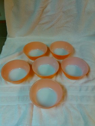 6 Federal Glass Cereal Bowl Oven Proof