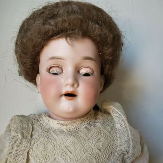 Antique Armand Marseille 370 Doll Am 4 Dep Stuffed Body Wig Tlc