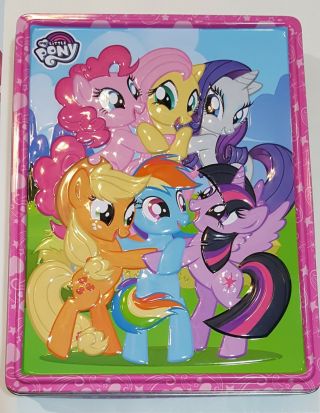 My Little Pony Kit Set Book Stickers Poster In Collectible Tin Box 2016