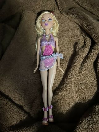 Barbie My Scene Kennedy Tropical Bling Bikini By Mattel