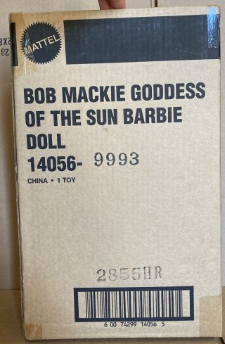 Bob Mackie Goddess Of The Sun 1995 Barbie Doll