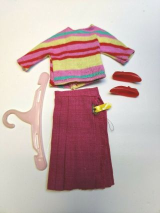 Vintage Francie Barbie Doll Clothes Outfit 1272 Hi Teen Skirt Complete