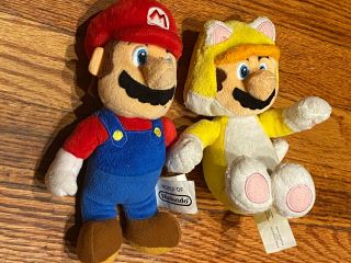 (2) Mario Brothers Plush Doll Stuffed Animal Figure Toys