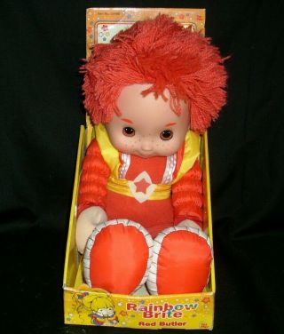 18 " Big Rainbow Brite Red Butler Doll Stuffed Animal Plush Toy