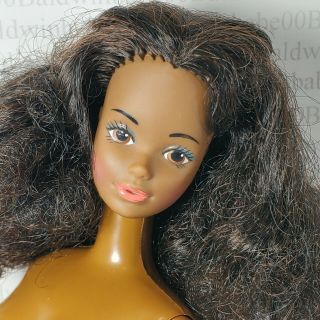 (b46) Nude Barbie Vintage 1980s Heart Family Mom Aa Steffie Face Doll For Ooak