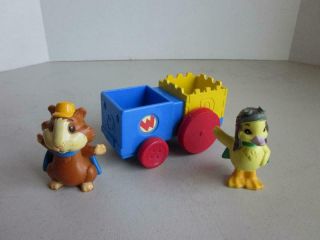 2007 Mattel Wonder Pets Linny The Guinea Pig And Ming Ming The Duck & Vehicle