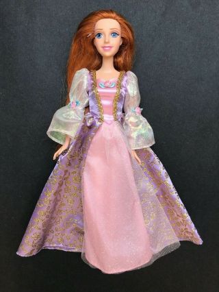 Giselle Barbie Doll Disney Enchanted Princess Fashion Amy Adams With Doll Stand