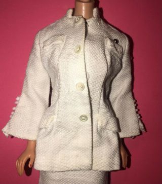 VTG 1969 Barbie Doll 1127 TNT Julia Nurse Uniform Two Piece 2 Pc 2