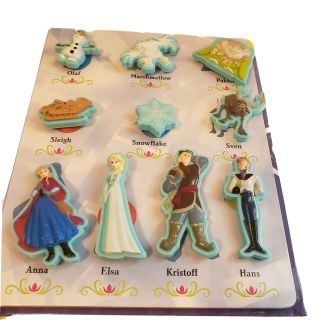 Disney Frozen Stuck on Stories 10 Suction Cup Figures Board Storybook 3