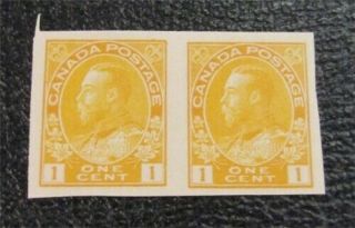 Nystamps Canada Stamp 136 Og H $93 Pair N13x2204