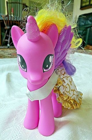 My Little Pony 6 " Princess Cadance Unicorn W Glitter Wings & Horn,  Gold Cape