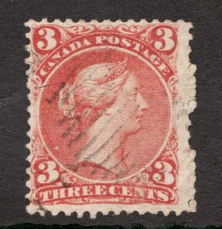 25 - Canada - 1868 - 3 Cent Stamp - - F - Superfleas