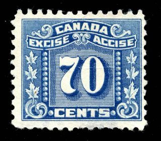 Canada Revenue - Excise Tax 1934/48 3 Leaf - Fx81 - 70¢ F (thin)