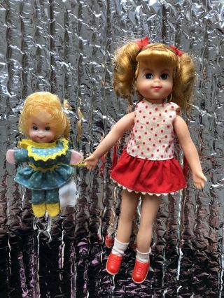 Vintage 1967 Family Affair Mattel Buffy And Mrs.  Beasley Tutti Size