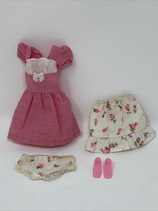 Vintage Barbie Mattel Best Buy Francie Outfit 3369 Pink N Pretty Complete