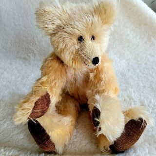 Winey Bears Jointed Collectable Teddy Bear Signed By Sally Winey 14 " Great Gift