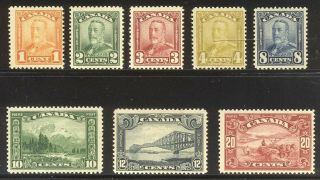 Canada 149//157 - 1928 Pictorials ($300)