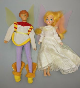 Thumbelina & Prince Cornelius Dolls Figures by Blue Box Toys Don Bluth 1993 2