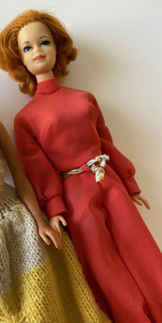 Vintage Mod Era Tnt Stacey Barbie Doll Red Headed Short Flip Doll,  Harem 1785