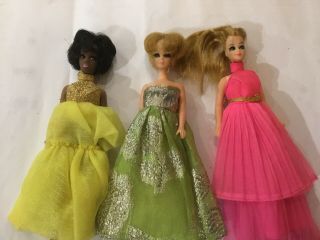 Three Vintage Dawn Dolls By Topper,  Early 1970s