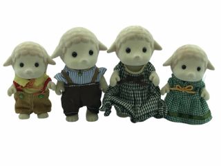Calico Critters Sylvanian Families Dale Sheep Family Of 4 Flair Epoch