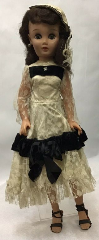Pretty Vintage Ideal 18” Vt - 18 Miss Revlon Doll W/outfit 1950s
