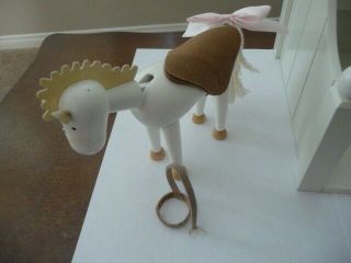 Pottery Barn Kids Westport Dollhouse Rare Horse with Stable 3