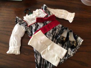 American Girl Nellie Holiday Outfit Complete Euc Retired