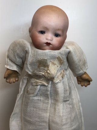7.  5” Antique German Dream Baby Am Armand Marseille All Body & Dress Sf