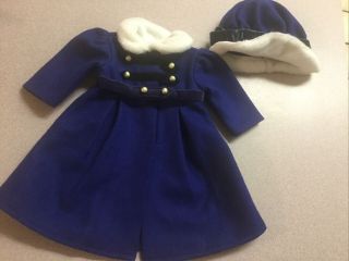 American Girl Doll Caroline Abbott’s Winter Coat And Cap Htf Retired