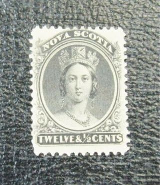 Nystamps Canada Nova Scotia Stamp 13 Og H Un$50 Vf J15x2464
