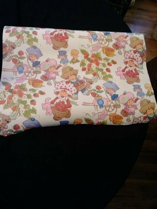 Vintage Strawberry Shortcake Wallpaper,  Pre - Pasted Roll 2