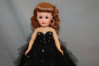 Vintage 10 Inch 1950’s “circle P” Doll In Ballgown