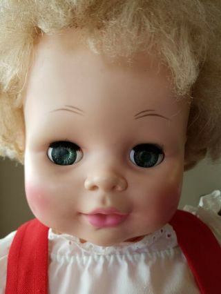 Vintage.  1978 30 " Eugene Doll.  53100.  Plastic/vinyl W/ Rowlf Jumpsuit.  Cute