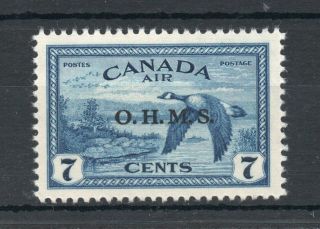 Canada 1949 George 6th 7c Blue Air O.  H.  M.  S Official Sg,  O171 Um/m Lot 4651b