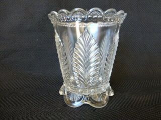 Antique Missouri Early American Pattern Glass Spoon Holder
