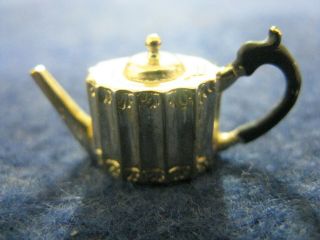 Kupjack Sterling Silver Dollhouse Miniature.  Revere Tea Pot 303