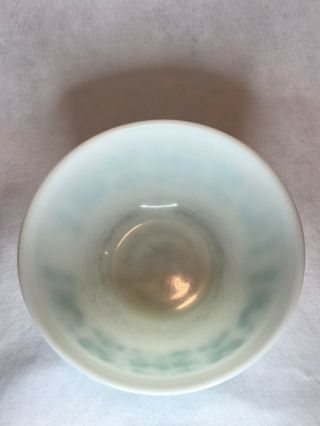 Vintage Pyrex Amish Butterprint 1 1/2 qt.  Mixing Bowl Turquoise on White 2