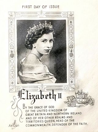1953 Canada First Day Cover Fdc Coronation Queen Elizabeth Ii Ottawa,  Ontario