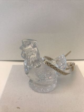 Waterford Crystal 12 Days Of Christmas 3 French Hens 1997